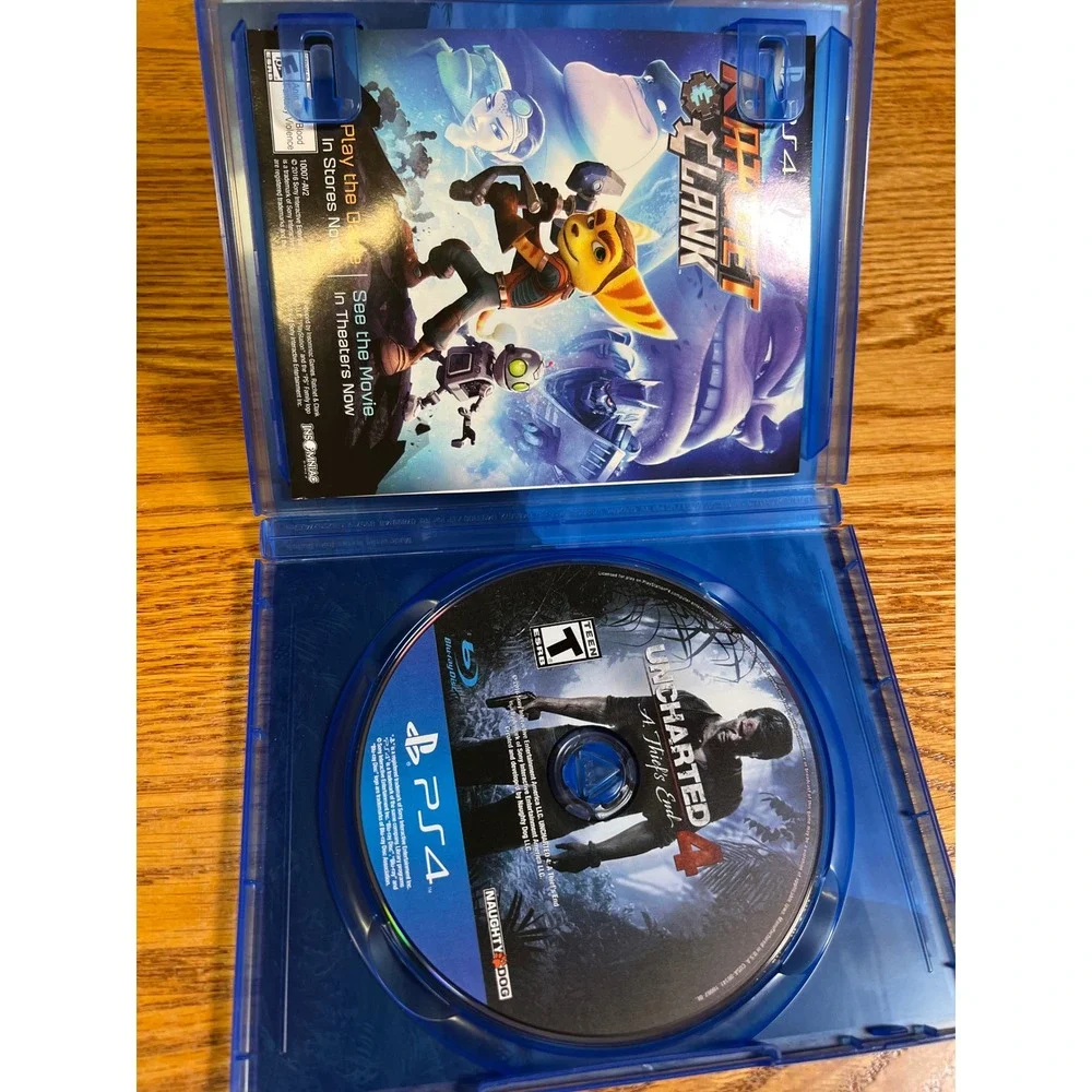Uncharted 4 A Thief's End Sony PlayStation 4 PS4 Naughty Dog Action Adventure